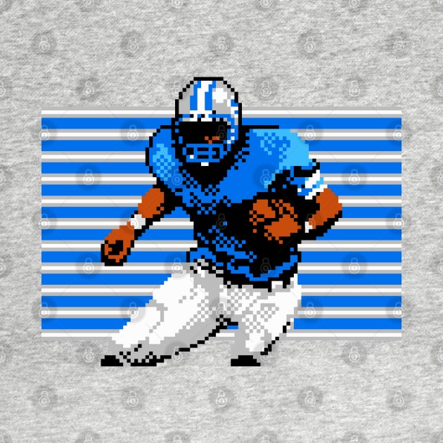 Detroit Pixel Running Back by The Pixel League